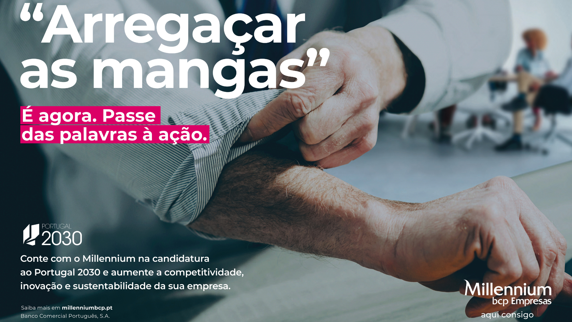 O Millennium bcp quer levar as empresas à ação