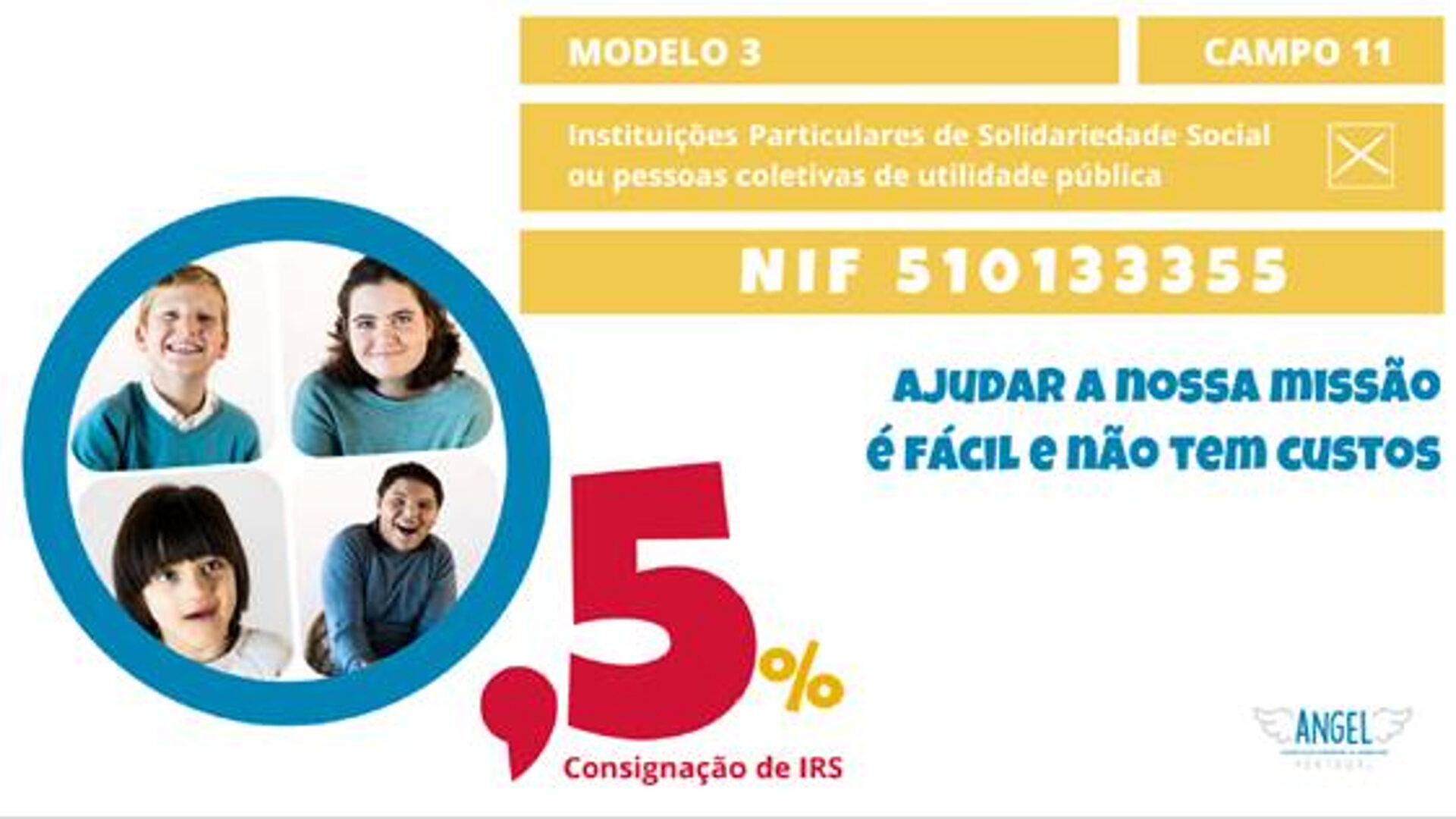 Um ANGEL (Portugal) pede a consignação do IRS