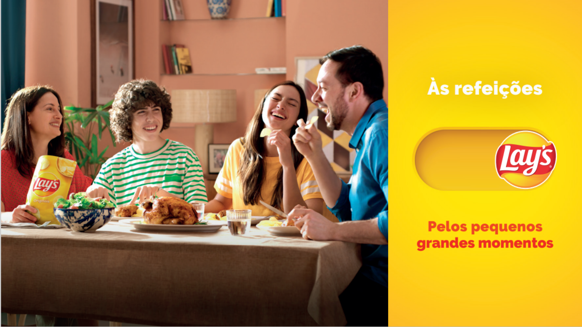 A Lay's quer trasformar as refeições num "pequeno grande momento"