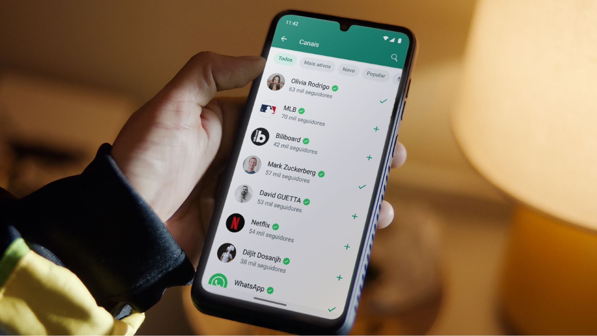 O Whatsapp tem Canais em Portugal