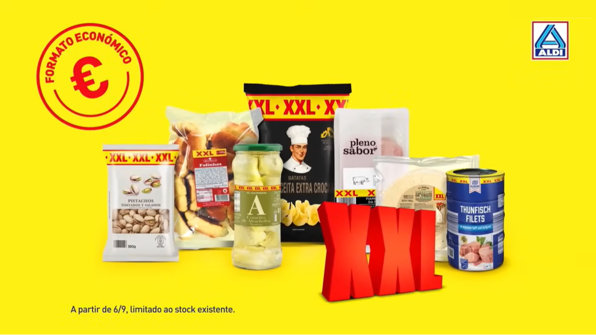A ALDI apresenta uma campanha XXL