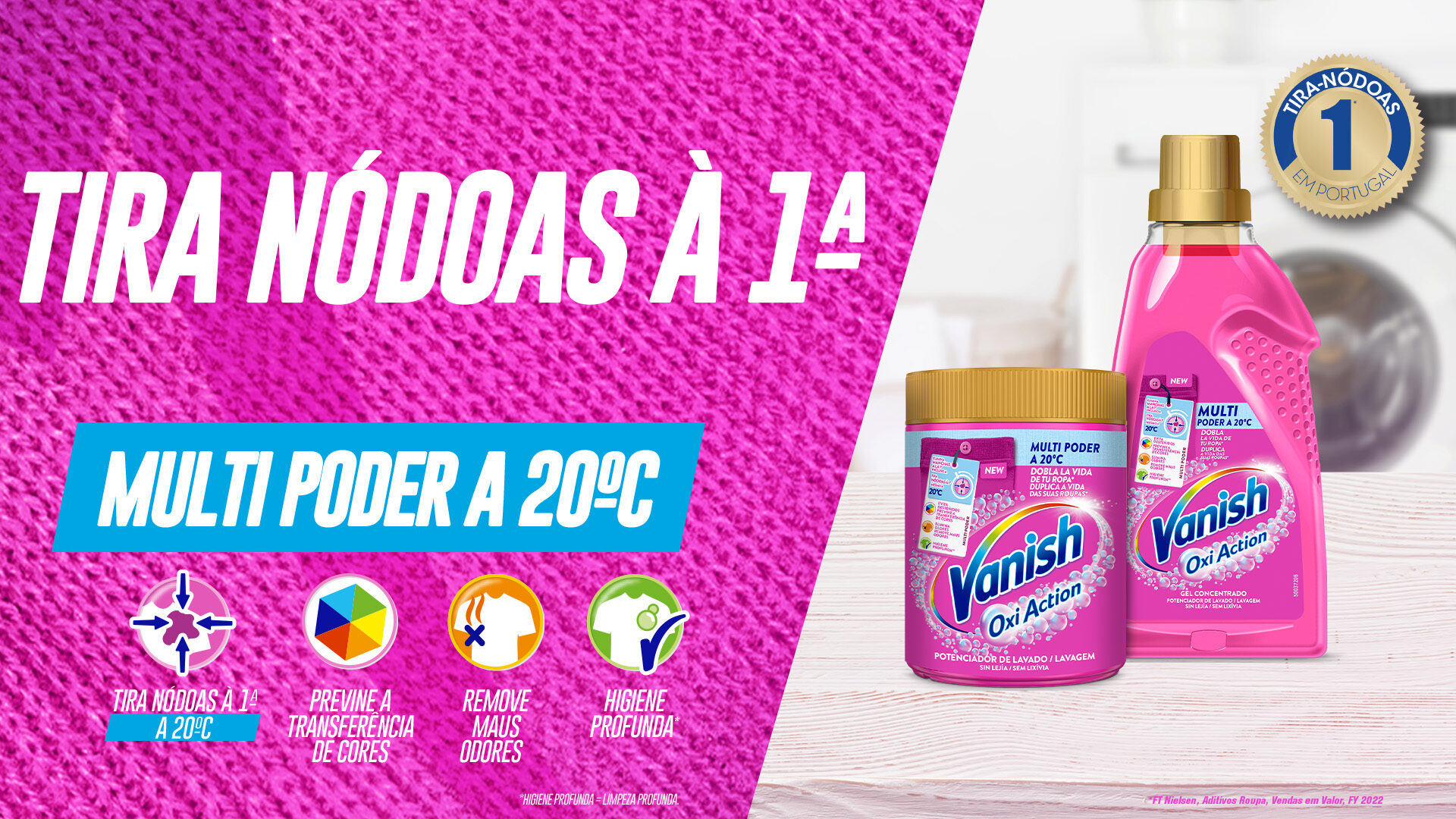 Há novidades Oxi Action na Vanish