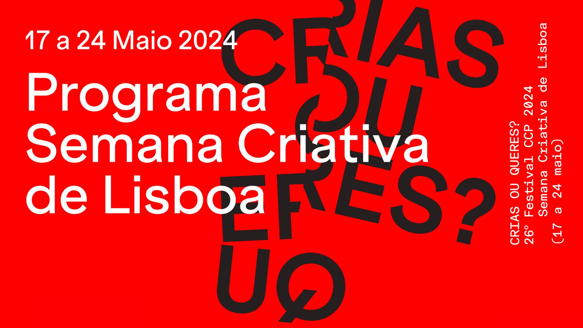 Já há programa para a Semana Criativa de Lisboa