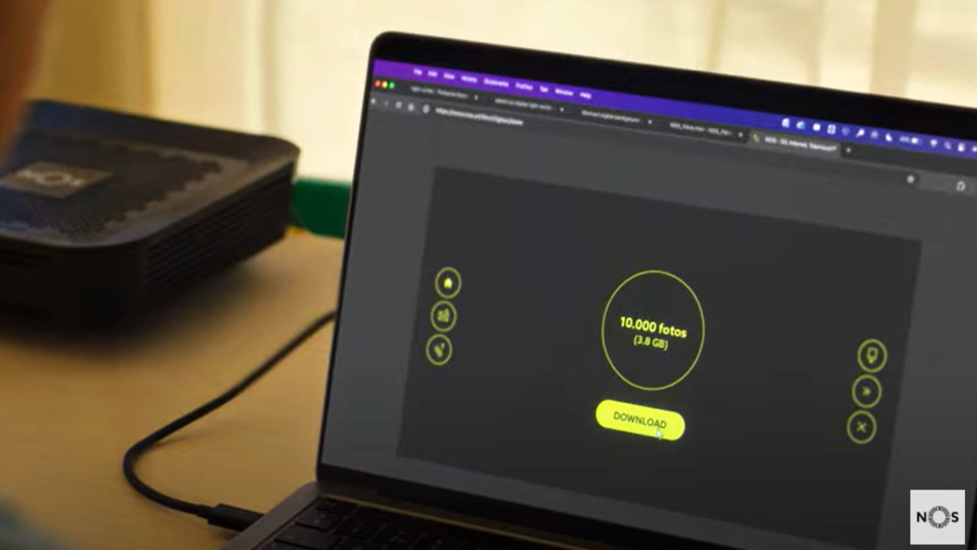 A fibra 10Gbps da NOS desafia a gravidade