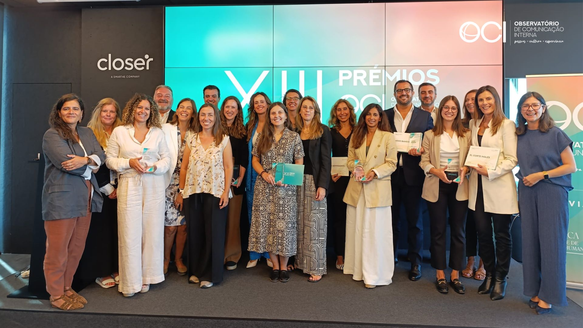 Estes são os vencedores Prémios do Observatório de Comunicação Interna
