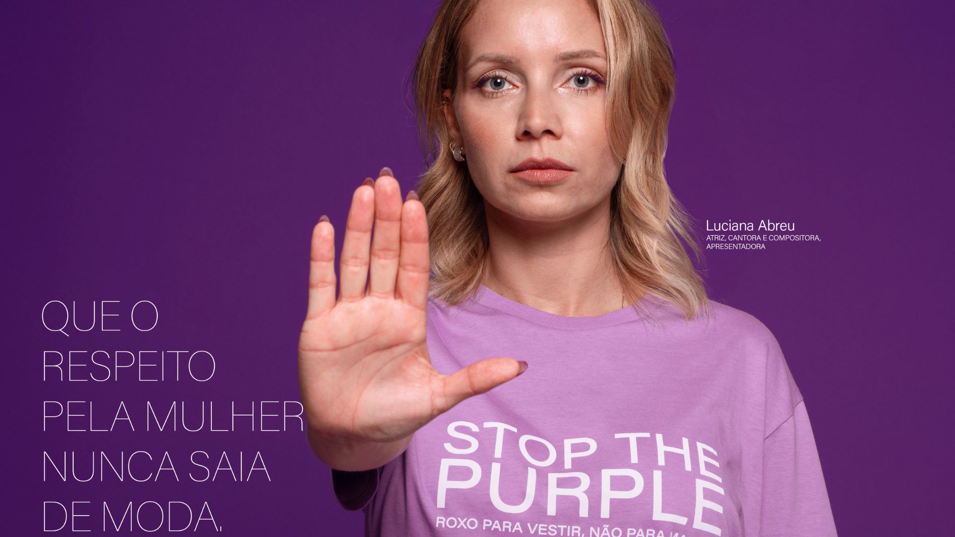 APAV convida a usar o roxo para combater a violência doméstica