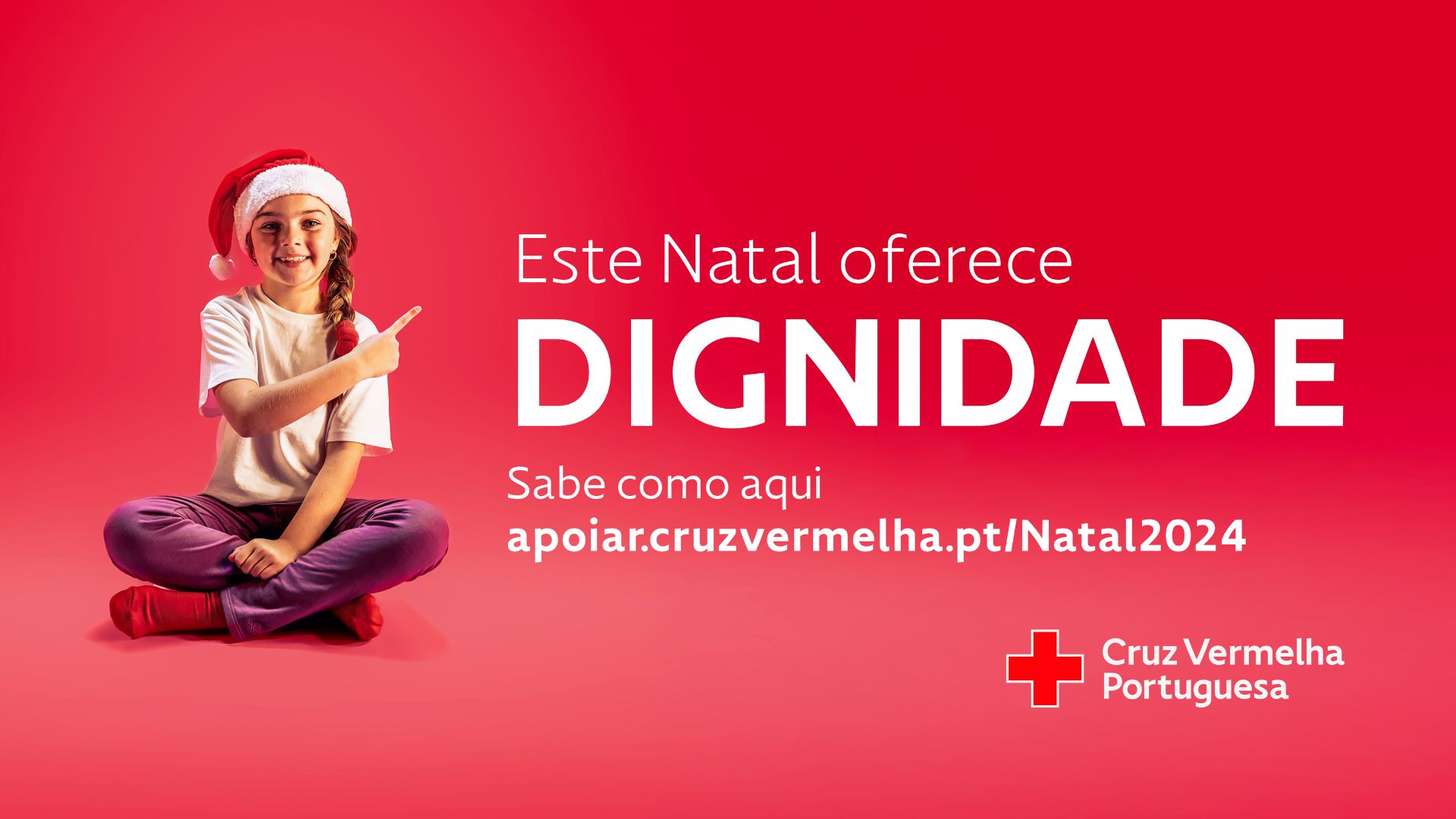 A Cruz Vermelha oferece dignidade