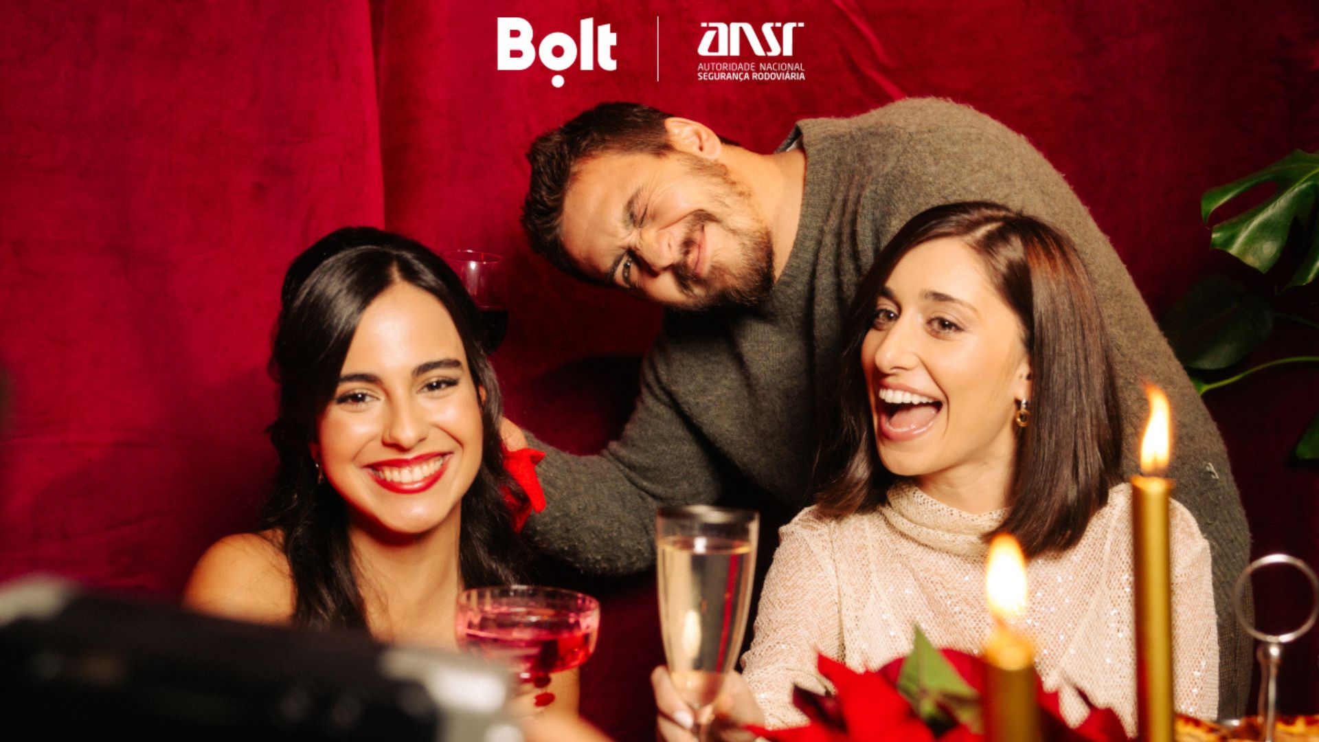 Bolt e ANSR promovem uma condução segura nesta época festiva