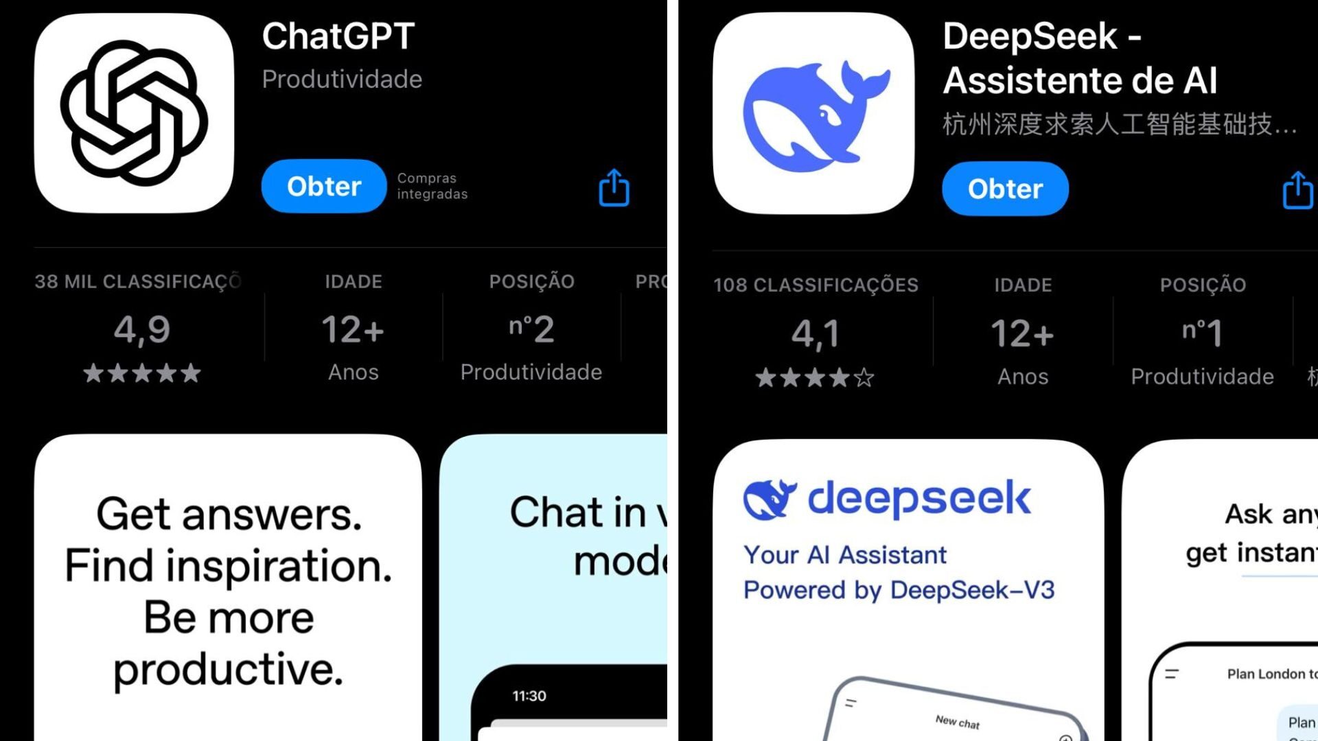 DeepSeek ofusca ChatGPT e faz estremecer o mundo da IA… e não só