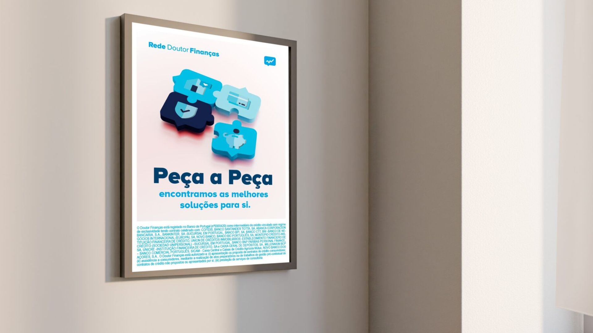 A Rede Doutor Finanças comunica “Peça a Peça”