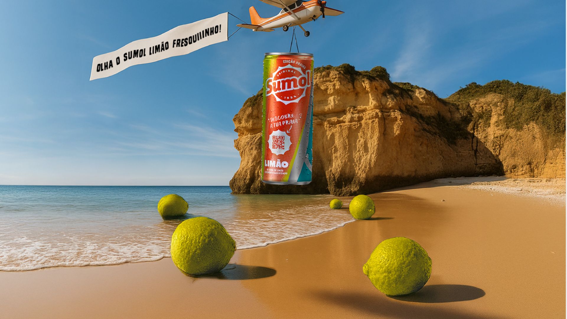 O Sumol Limão chega às praias portuguesas