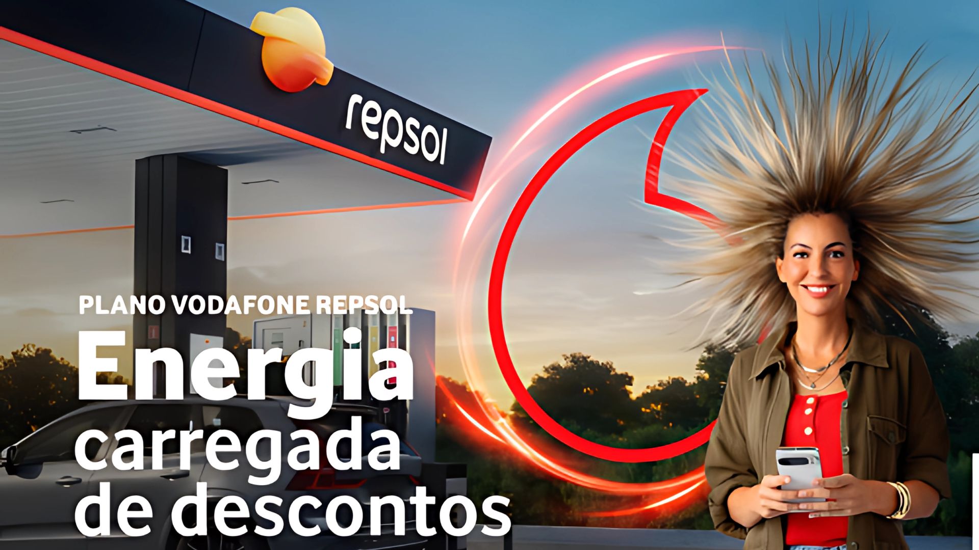 A Repsol dá energia à Vodafone