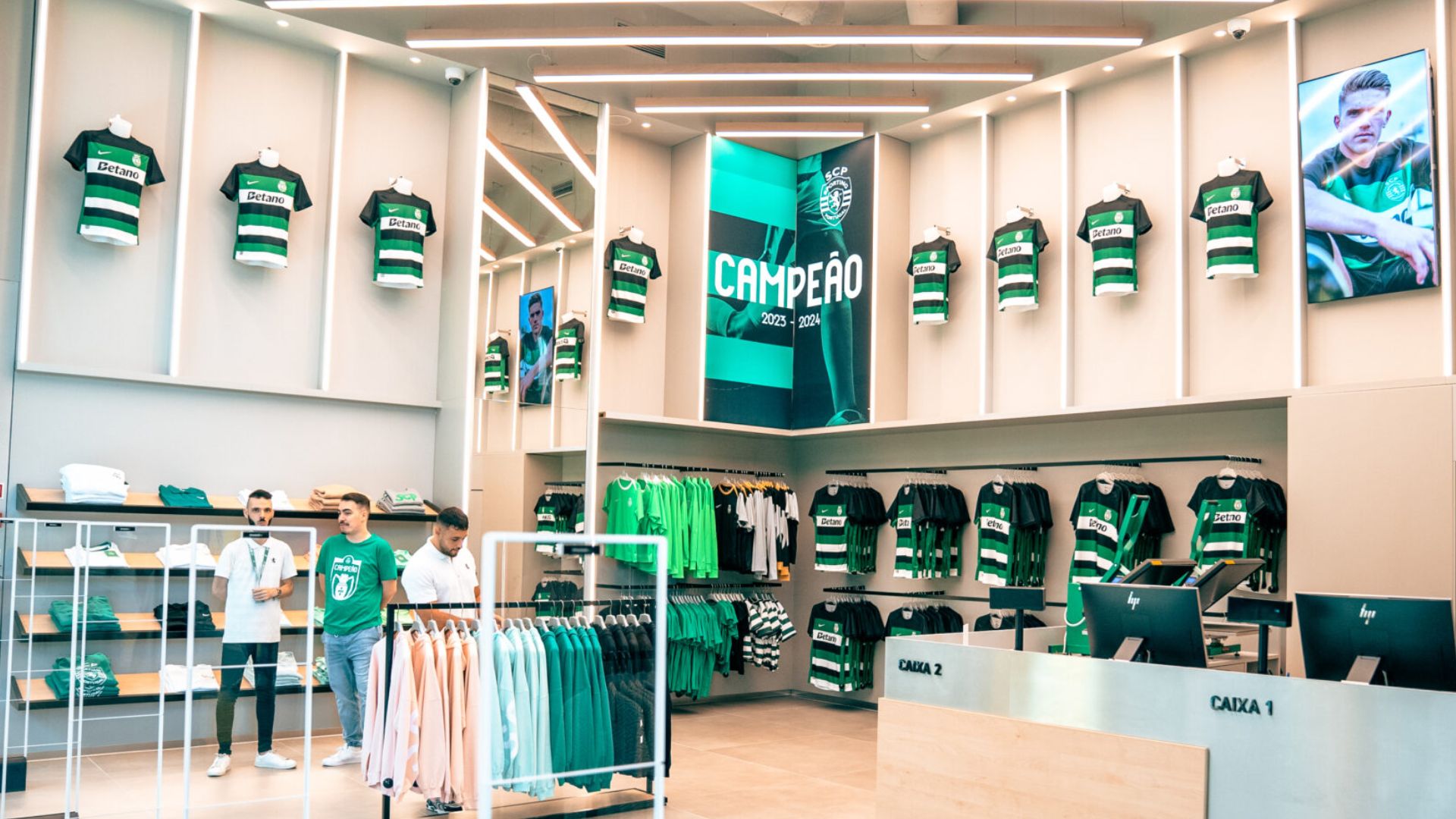 O Sporting compra com o Shopify