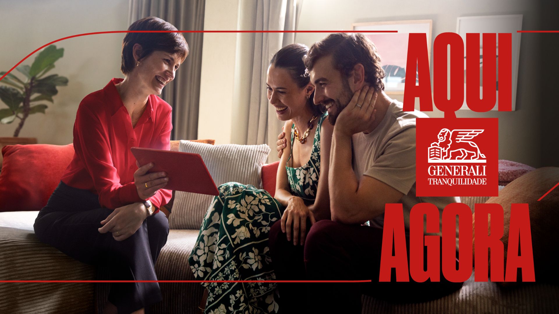 A nova campanha da Generali Tranquilidade está "Aqui. Agora."