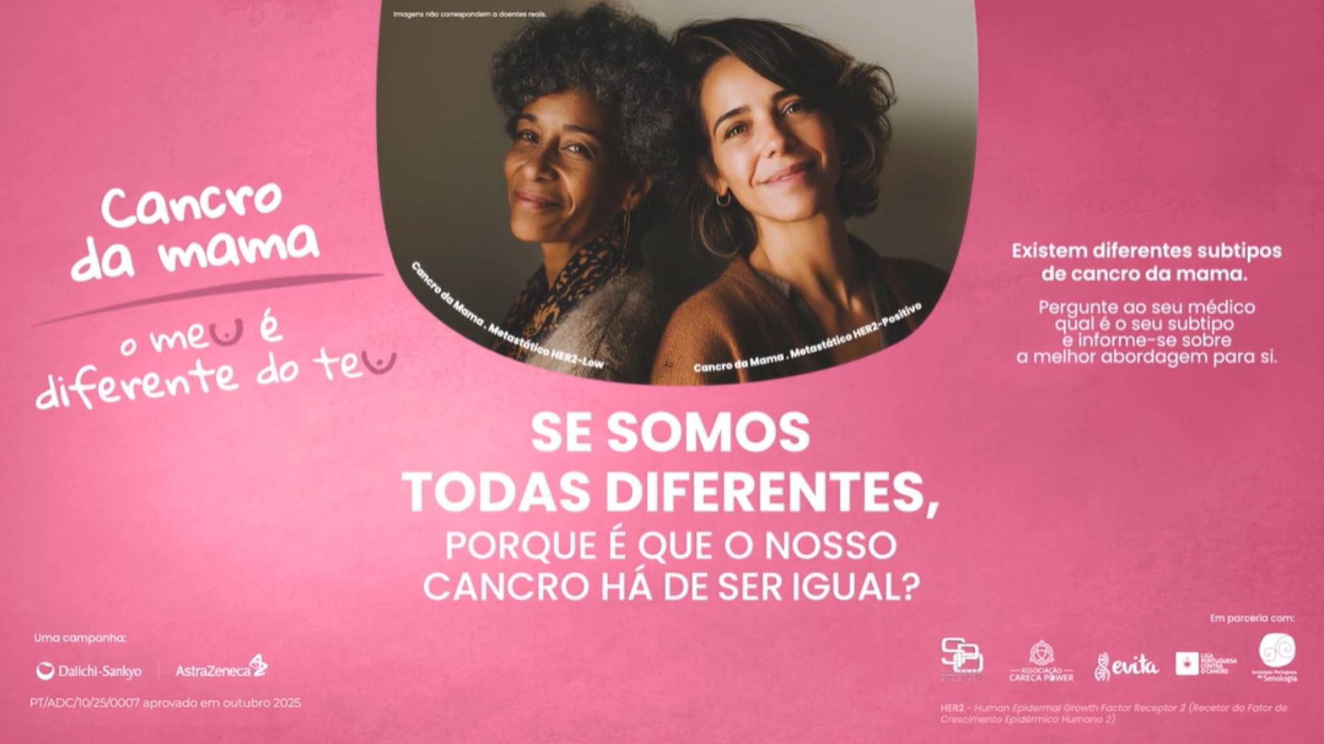 A AstraZeneca e a Daiichi Sankyo sensibilizam para o cancro da mama