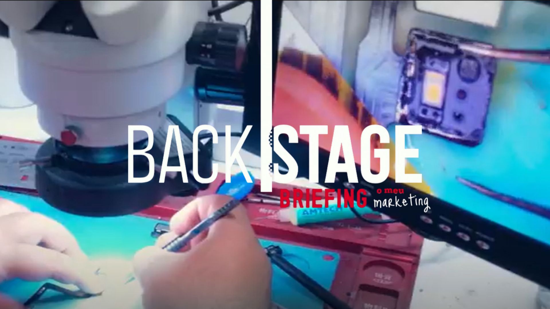 O Backstage das instalações da iServices