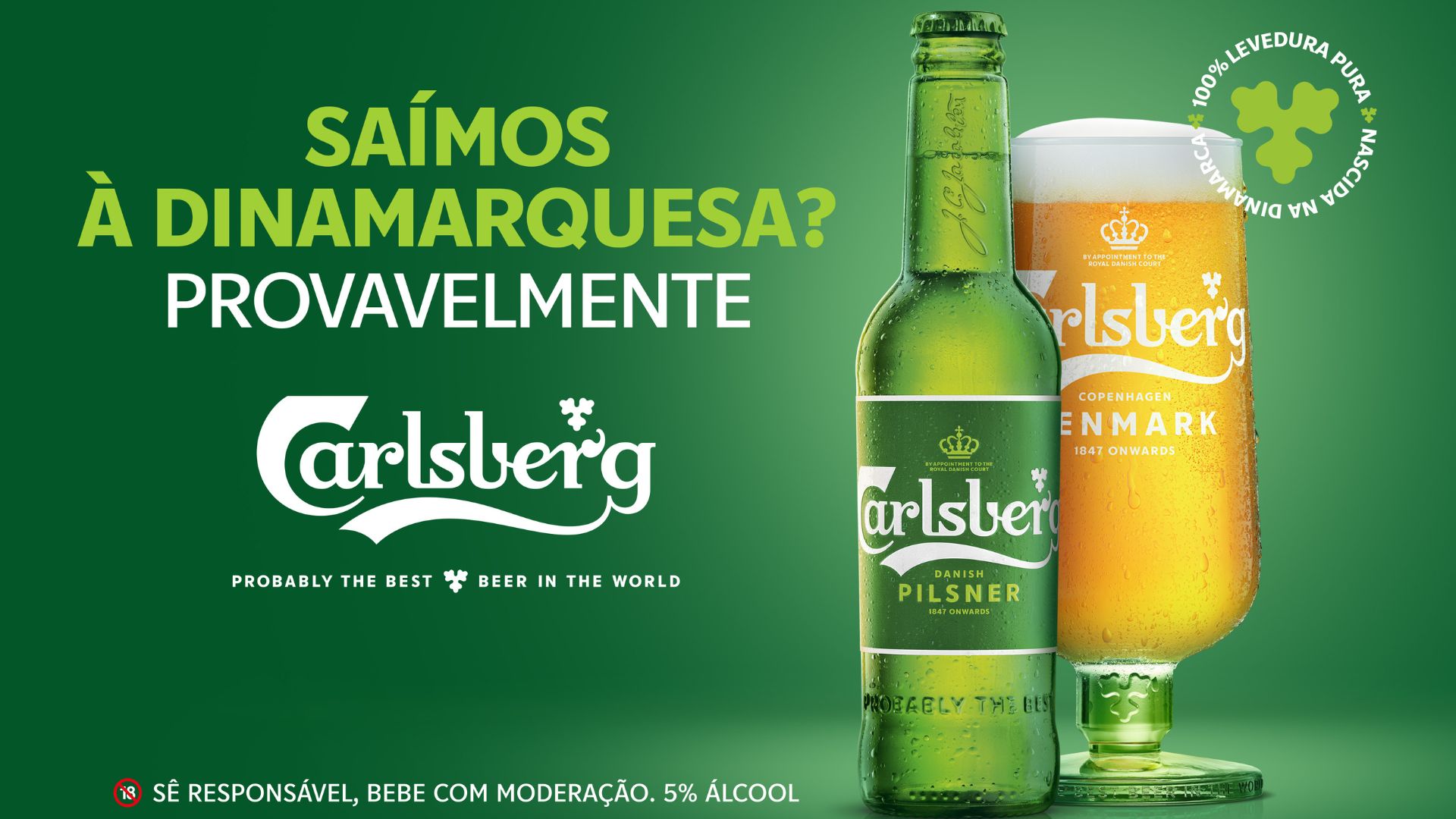Carlsberg sai "à Dinamarquesa”