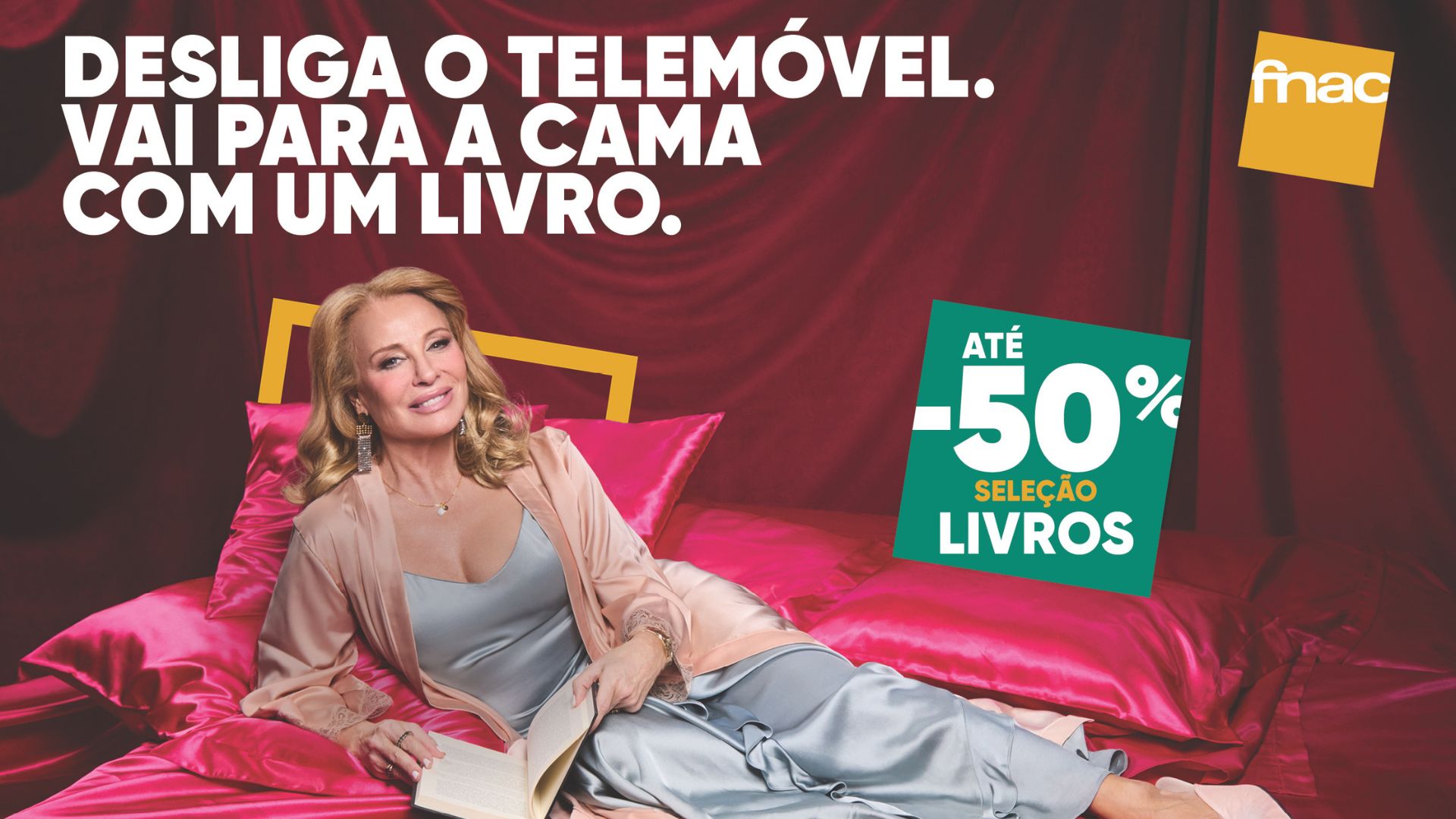 A FNAC e Alexandra Lencastre vão para a cama com livros