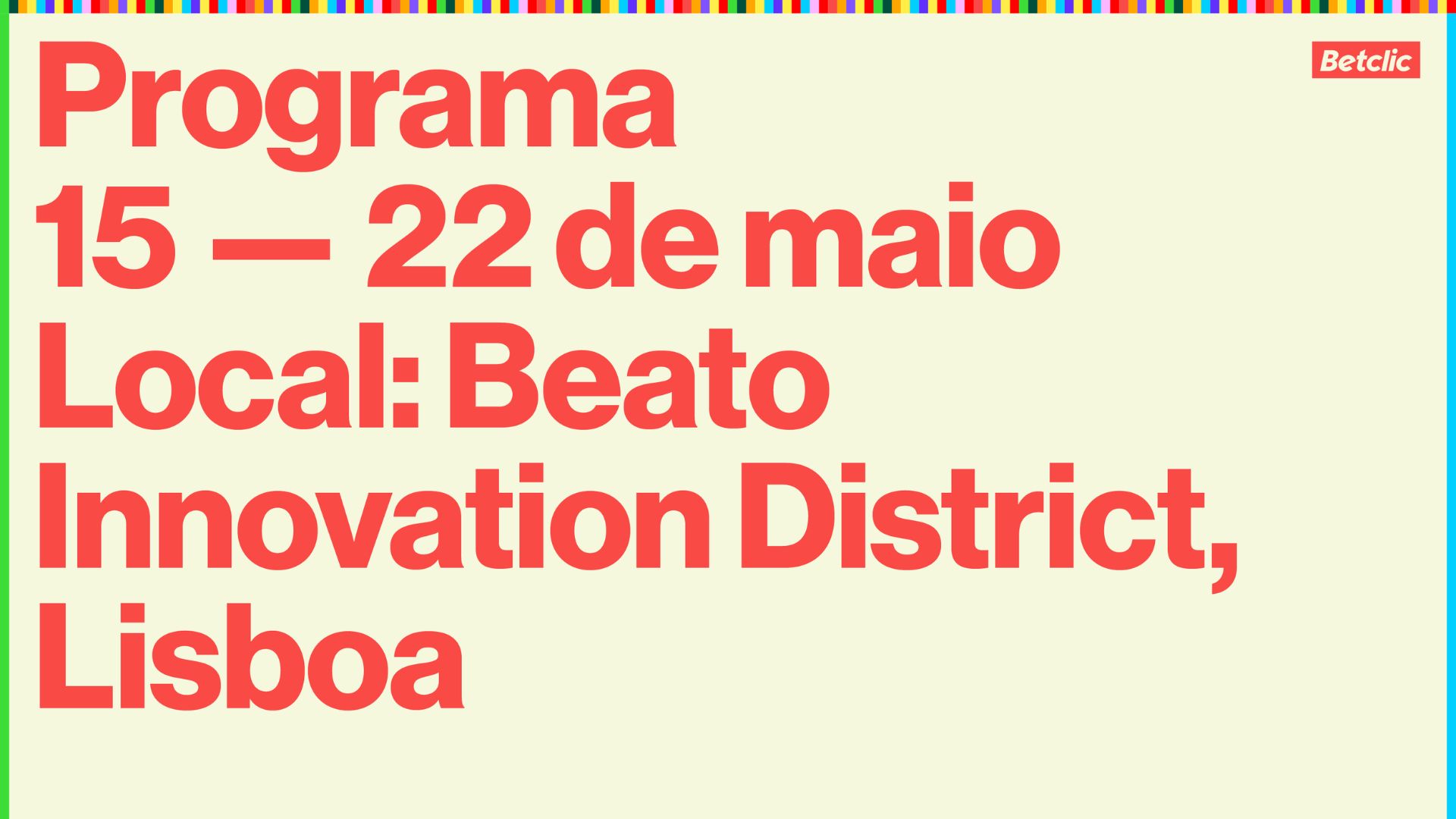 O 28.º Festival CCP já tem programa