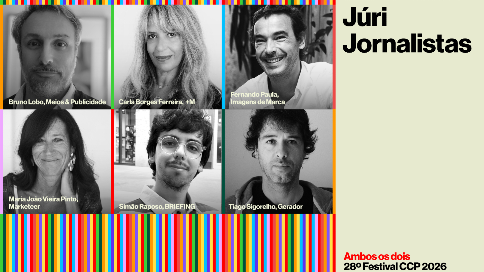 Anunciado Júri de Jornalistas do 28º Festival CCP