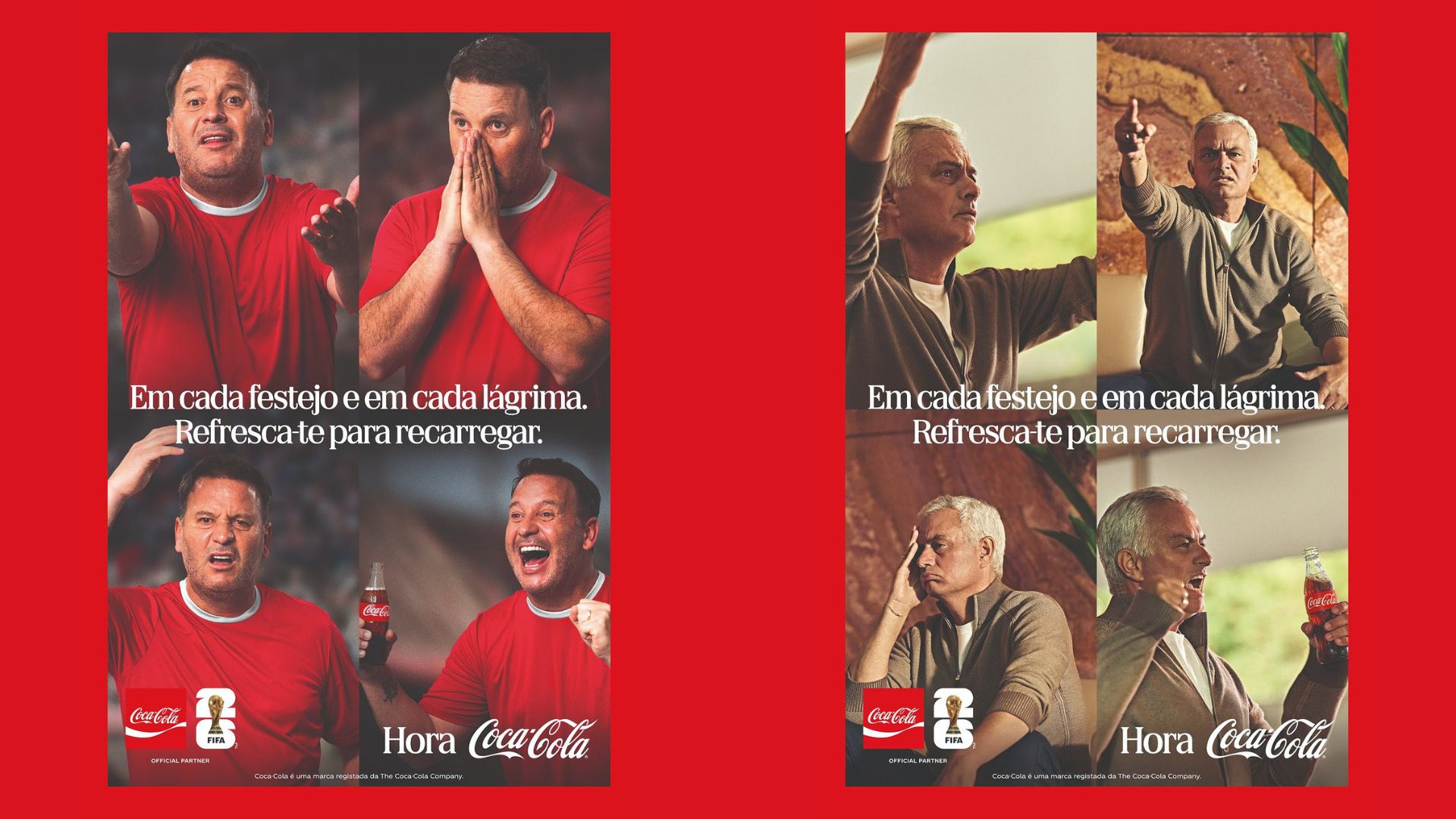 A Coca-Cola está "em cada festejo e em cada lágrima"