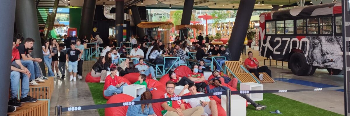 Mais do que uma fanzone: UBBO transforma-se no “estádio” oficial do Mundial de futebol