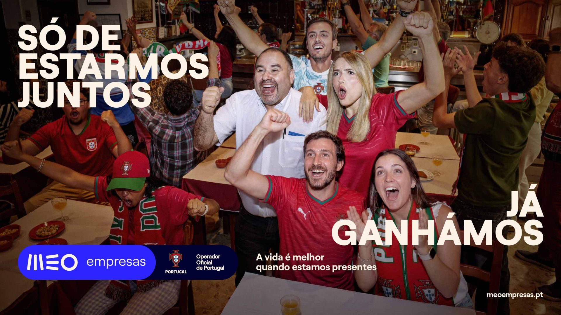 MEO apela à união dos portugueses em campanha de apoio à Seleção Nacional