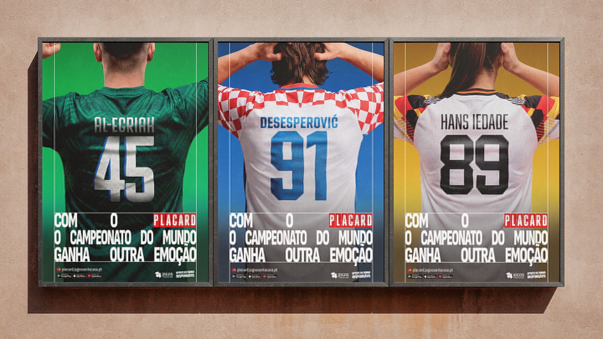 O Placard e a NOSSA entram em jogo neste Mundial de futebol