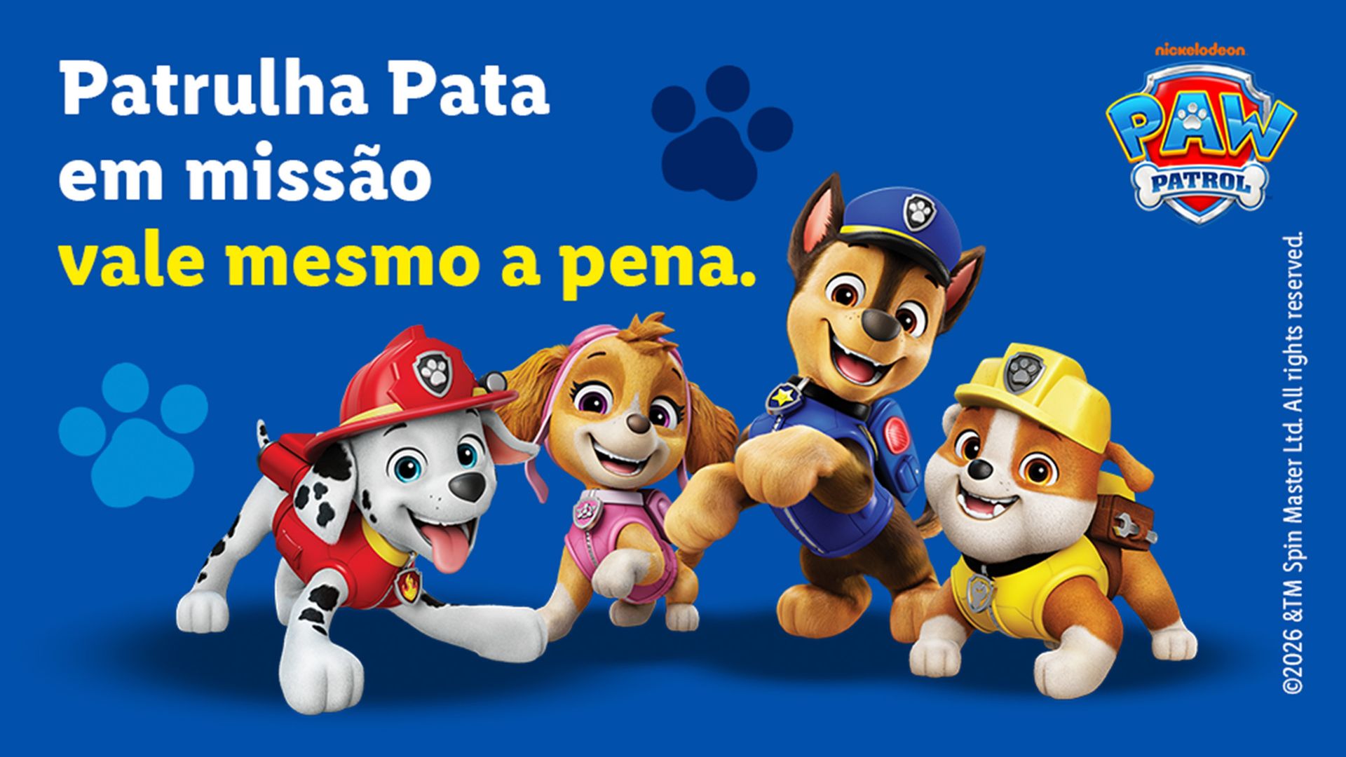 O Lidl e a Patrulha Pata promovem a alimentação saudável