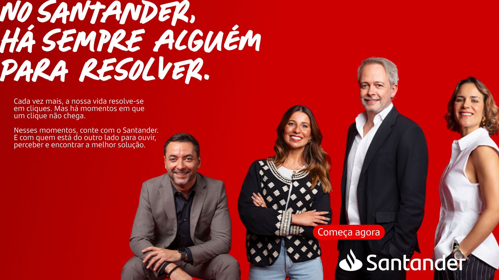 O Santander dá rosto ao valor humano nas decisões financeiras