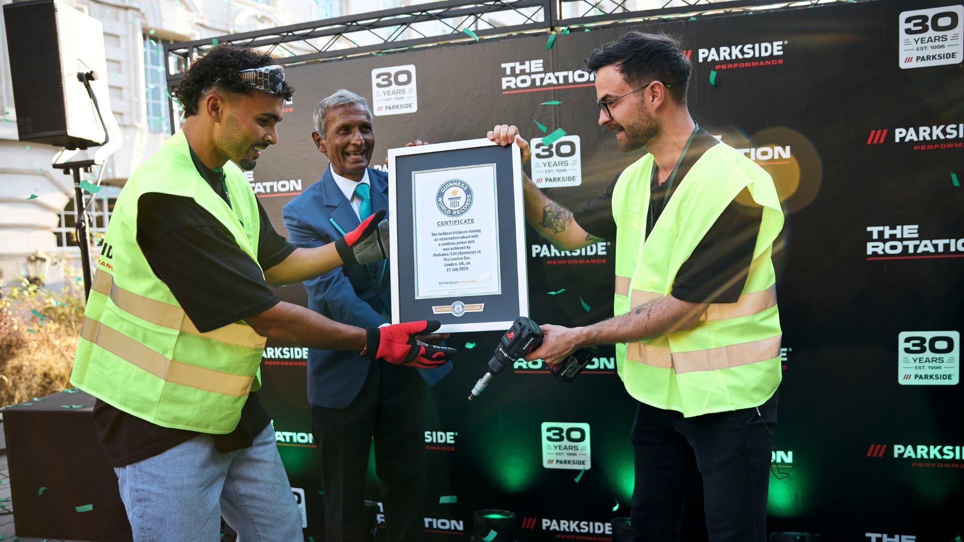 A PARKSIDE põe a London Eye a rodar e garante novo Guinness World Record