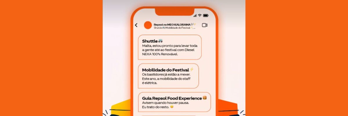 A Repsol dá energia e shuttles gratuitos no MEO Kalorama
