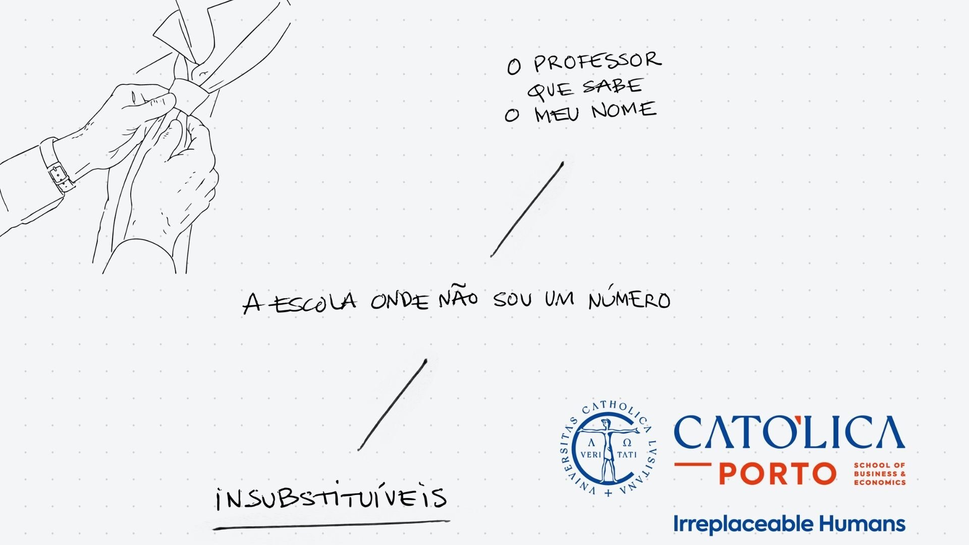 A Católica Porto tem “Irreplaceable Humans”