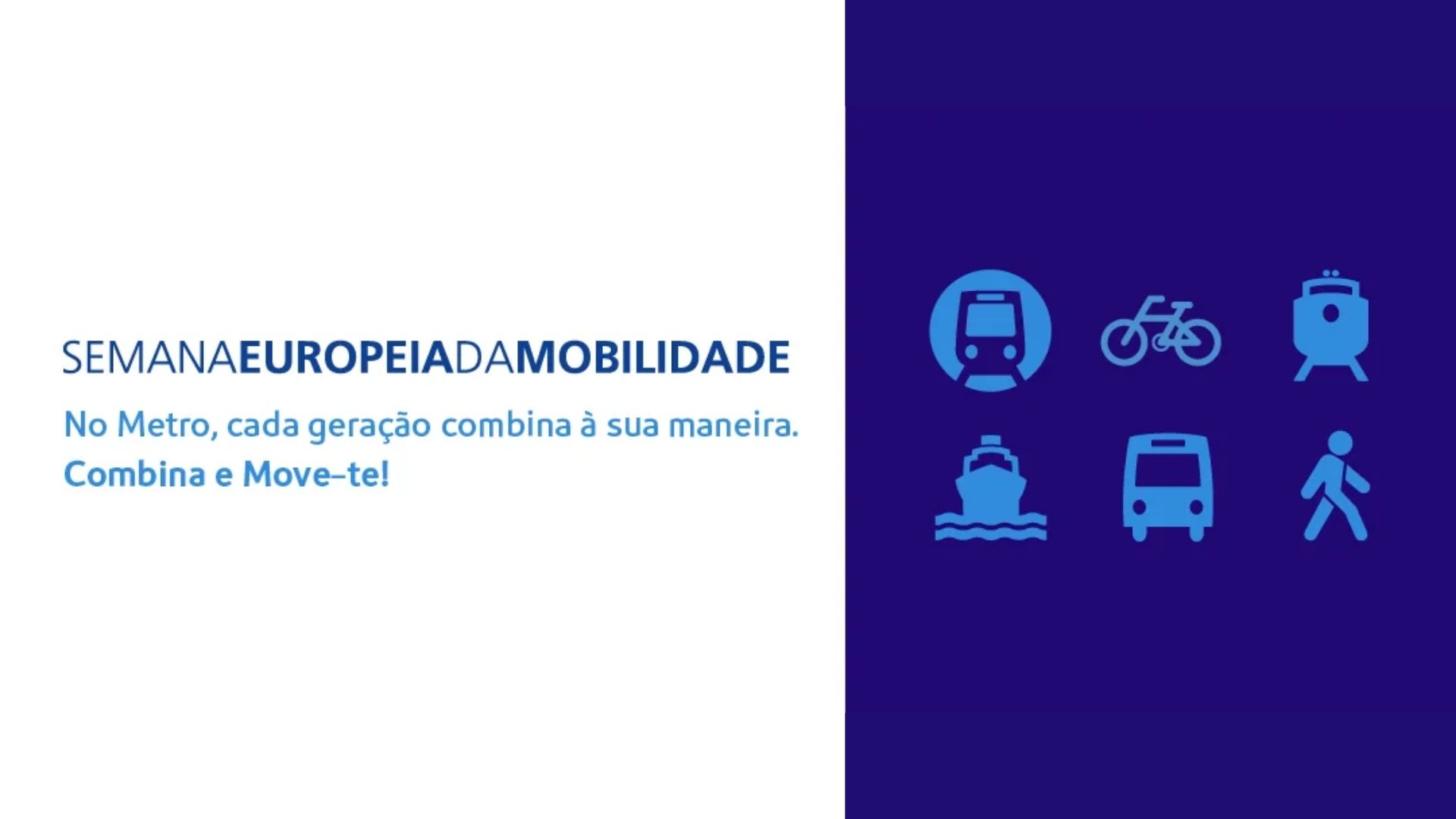 O Metro de Lisboa celebra a Semana Europeia da Mobilidade