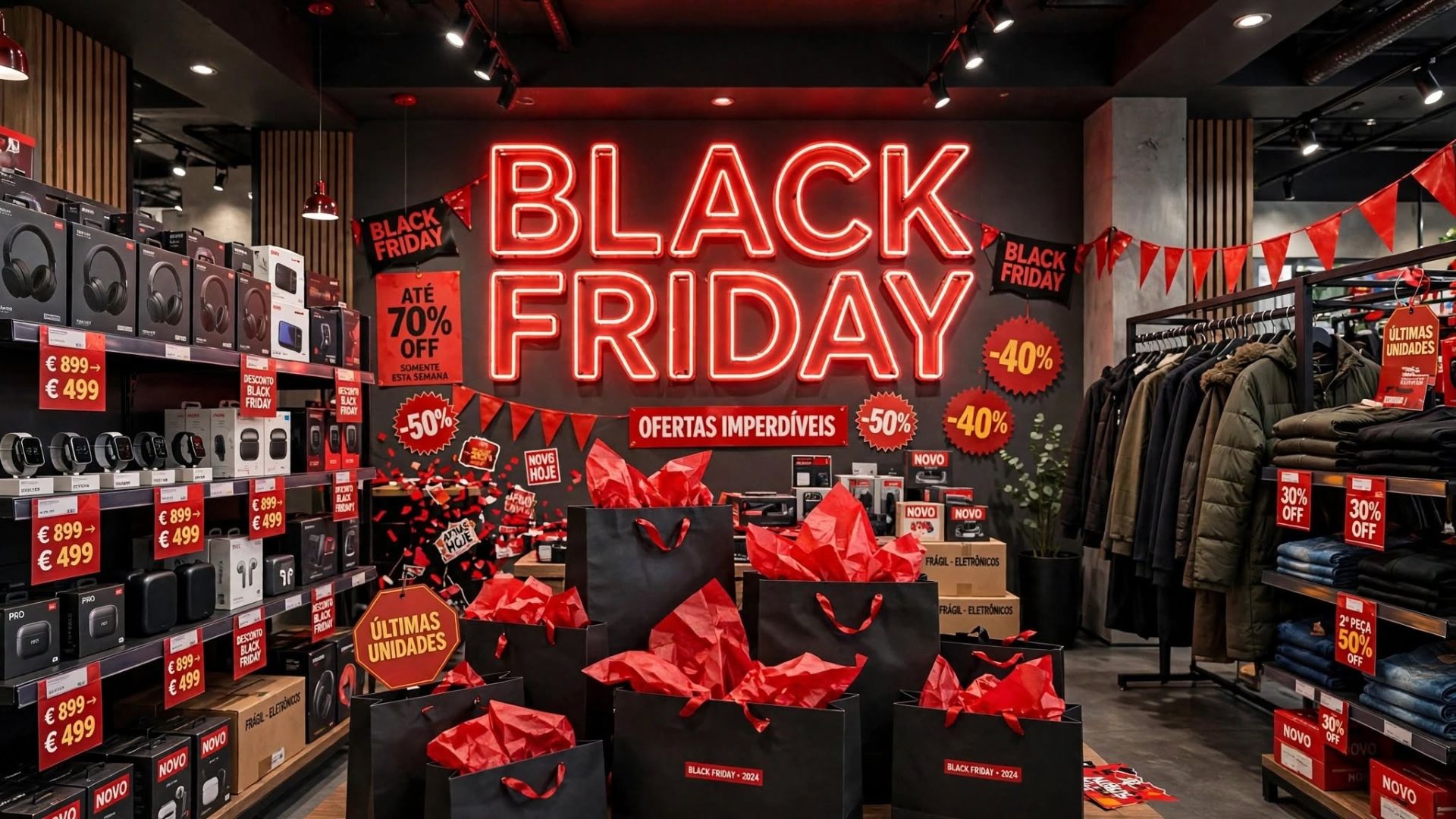 Portugueses estimam maior gasto nesta Black Friday
