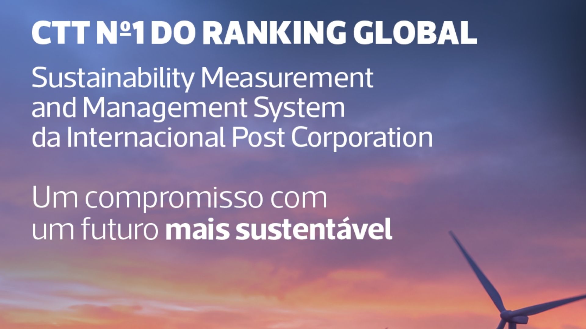 CTT lideram ranking mundial de sustentabilidade